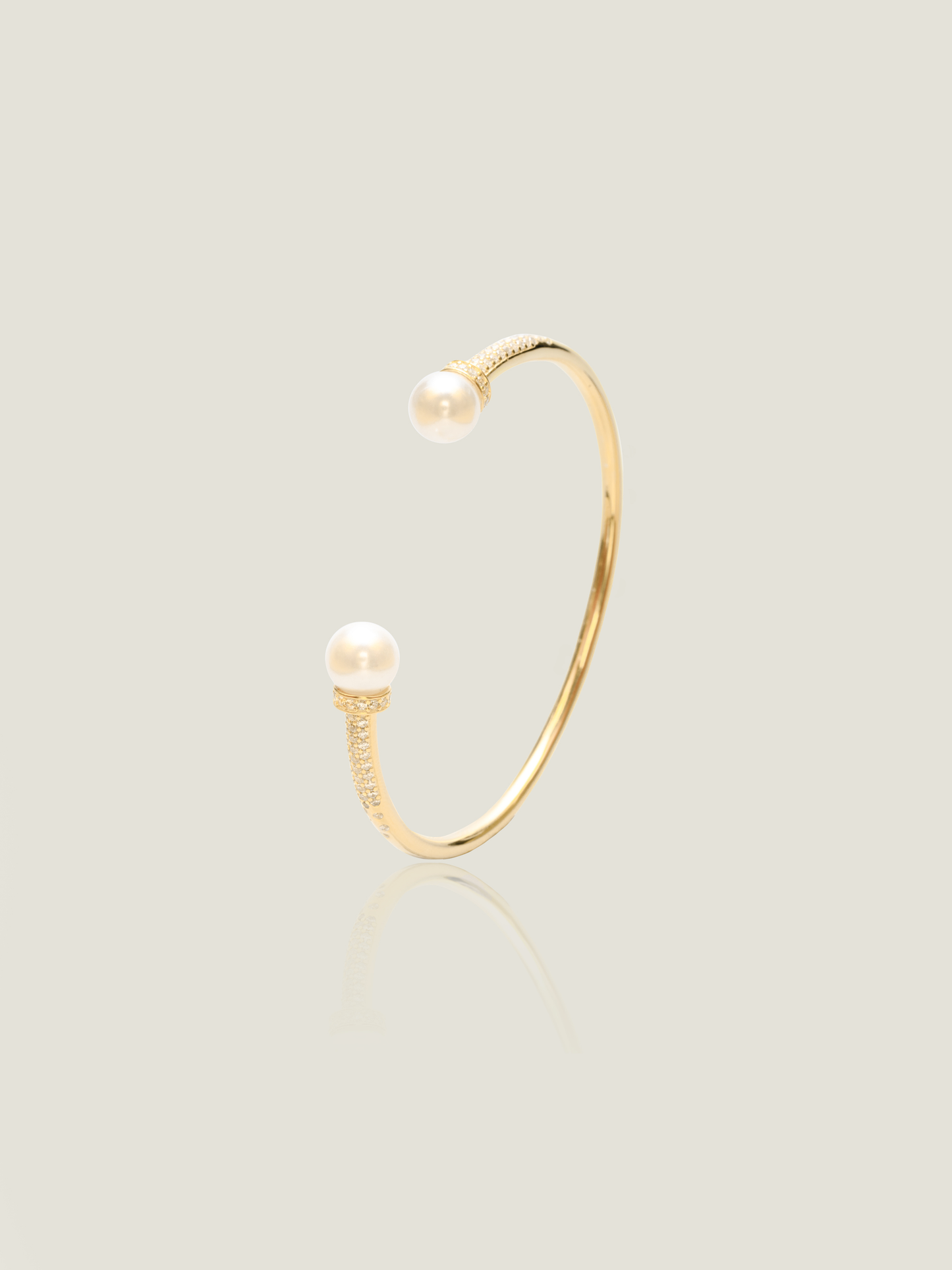 Pearl Arc Cuff Bracelet